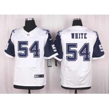 Men's Dallas Cowboys #54 Randy White Nike White Color Rush 2015 NFL Elite Jersey