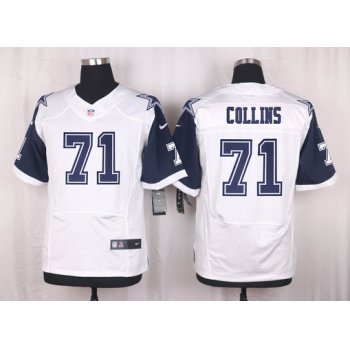 Men's Dallas Cowboys #71 La'el Collins Nike White Color Rush 2015 NFL Elite Jersey