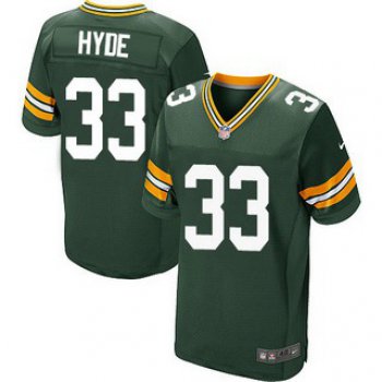 Men's Green Bay Packers #33 Micah Hyde Green Team Color NFL Nike Elite Jersey