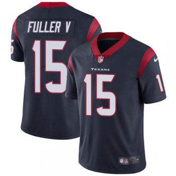 Nike Houston Texans #15 Will Fuller V Navy Blue Team Color Men's Stitched NFL Vapor Untouchable Limited Jersey