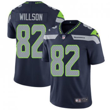 Nike Seattle Seahawks #82 Luke Willson Steel Blue Team Color Men's Stitched NFL Vapor Untouchable Limited Jersey