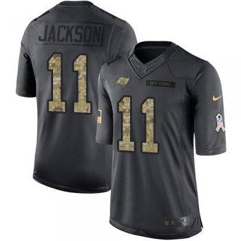 Nike Tampa Bay Buccaneers #11 DeSean Jackson Black Men's Stitched NFL Limited 2016 Salute to Service Jersey