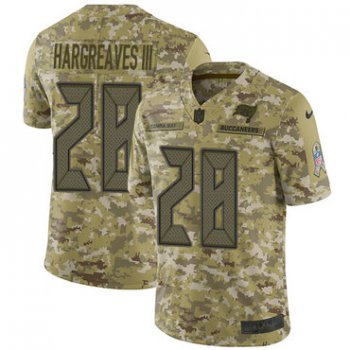 Nike Buccaneers #28 Vernon Hargreaves III Camo Men's Stitched NFL Limited 2018 Salute To Service Jersey
