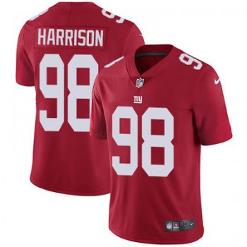 Nike New York Giants #98 Damon Harrison Red Alternate Men's Stitched NFL Vapor Untouchable Limited Jersey
