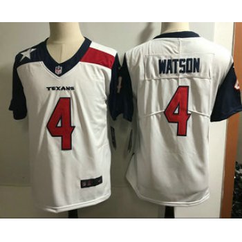 Men's Houston Texans #4 Deshaun Watson White 2018 Vapor Untouchable Stitched NFL Nike Limited Jersey