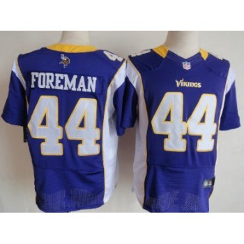 Nike Minnesota Vikings #14 Chuck Foreman Purple Elite Jersey