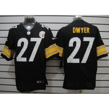 Nike Pittsburgh Steelers #27 Jonathan Dwyer Black Elite Jersey