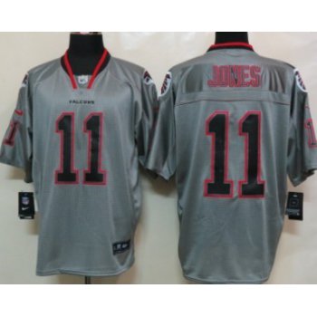 Nike Atlanta Falcons #11 Julio Jones Lights Out Gray Elite Jersey
