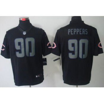 Nike Chicago Bears #90 Julius Peppers Black Impact Limited Jersey