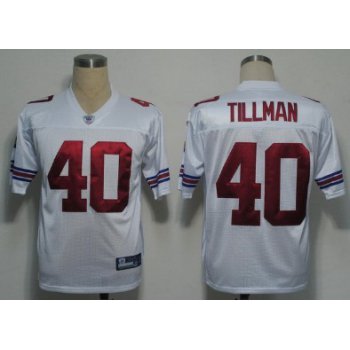 Reebok Arizona Cardinals #40 Pat Tillman White Jersey