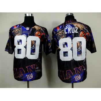 Nike New York Giants #80 Victor Cruz 2014 Fanatic Fashion Elite Jersey