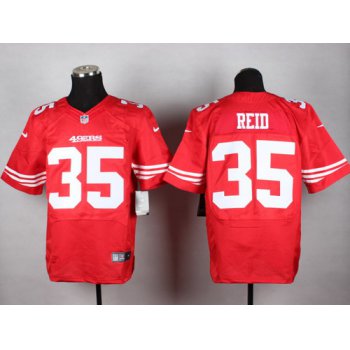 Nike San Francisco 49ers #35 Eric Reid Red Elite Jersey