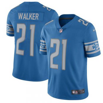 Nike Lions #21 Tracy Walker Blue Team Color Men's Stitched NFL Vapor Untouchable Limited Jersey