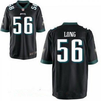 Men's Philadelphia Eagles #56 Chris Long Black Alternate Stitched NFL Nike Elite Jersey