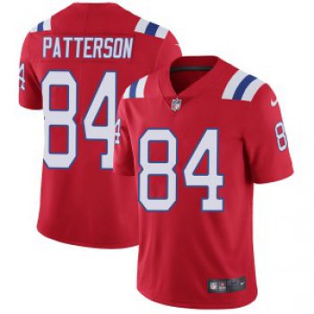 Men's Nike New England Patriots #84 Cordarrelle Patterson Red Alternate Vapor Untouchable Limited Jersey