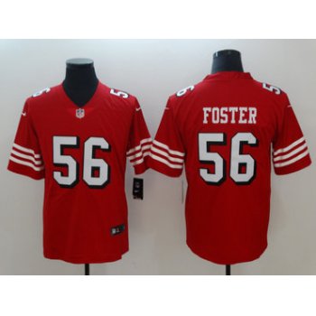 Nike San Francisco 49ers #56 Reuben Foster Red 2018 Vapor Untouchable Limited Jersey