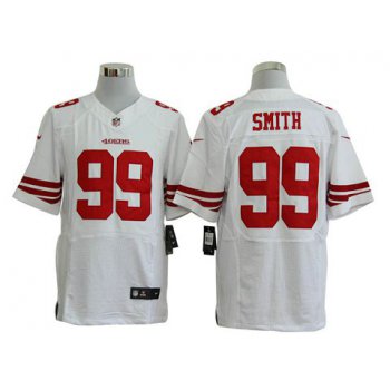Size 60 4XL-Aldon Smith San Francisco 49ers #99 White Stitched Nike Elite NFL Jerseys