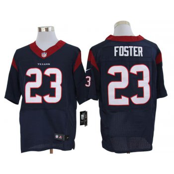 Size 60 4XL-Arian Foster Houston Texans #23 Navy Blue Stitched Nike Elite NFL Jerseys