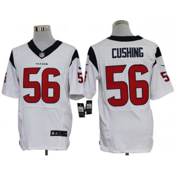 Size 60 4XL-Brian Cushing Houston Texans #56 White Stitched Nike Elite NFL Jerseys