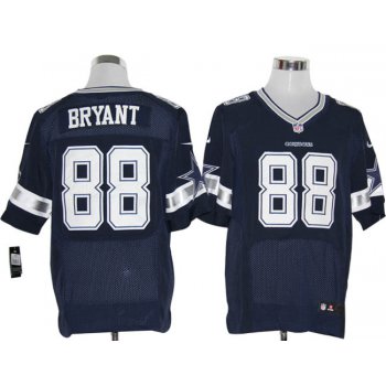 Size 60 4XL-Dez Bryant Dallas Cowboys #88 Navy Blue Stitched Nike Elite NFL Jerseys