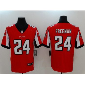 Men's Atlanta Falcons #24 Devonta Freeman Red 2017 Vapor Untouchable Stitched NFL Nike Limited Jersey