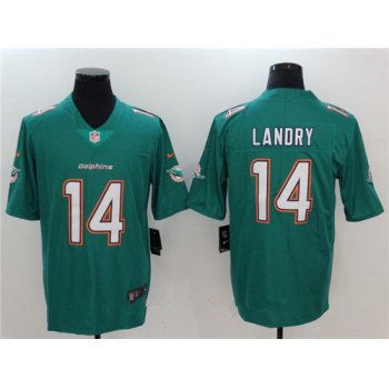 Men's Miami Dolphins #14 Jarvis Landry Green Team Color 2017 Vapor Untouchable Stitched NFL Nike Limited Jersey