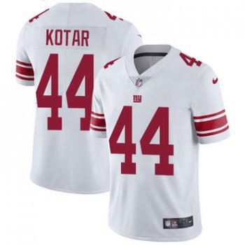 Nike New York Giants #44 Doug Kotar White Men's Stitched NFL Vapor Untouchable Limited Jersey