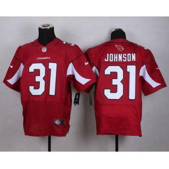 Men's Arizona Cardinals #31 David Johnson Nike Red Elite Jersey