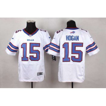 Men's Buffalo Bills #15 Chris Hogan 2013 Nike White Elite Jersey