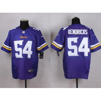 Men's Minnesota Vikings #54 Eric Kendricks 2013 Nike Purple Elite Jersey