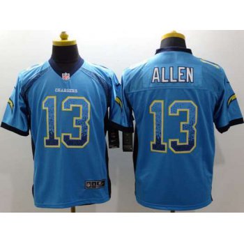 Men's San Diego Chargers #13 Keenan Allen Nike Drift Fashion Blue Elite Jersey