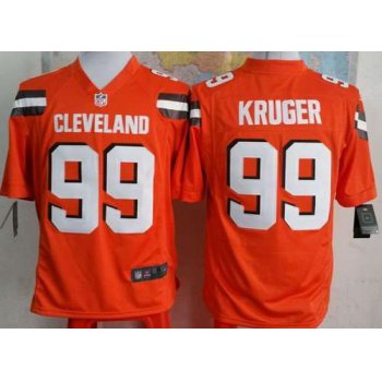 Nike Cleveland Browns #99 Paul Kruger 2015 Orange Game Jersey