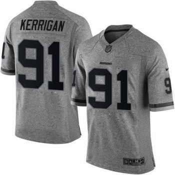 Nike Redskins #91 Ryan Kerrigan Gray Men's Stitched NFL Limited Gridiron Gray Jersey