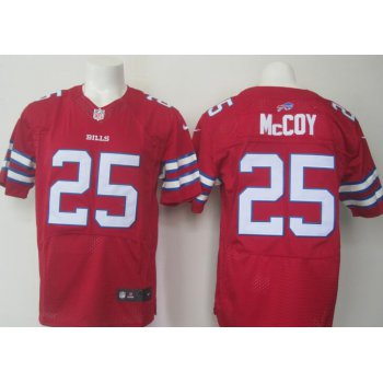 Men's Buffalo Bills #25 LeSean McCoy Red 2015 NFL Nike Elite Jersey