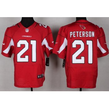 Nike Arizona Cardinals #21 Patrick Peterson Red Elite Jersey