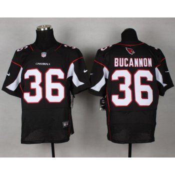 Nike Arizona Cardinals #36 Deone Bucannon Black Elite Jersey