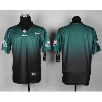 Nike Philadelphia Eagles Blank Dark Green/Black Fadeaway Elite Jersey
