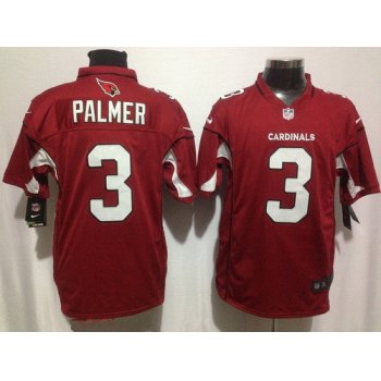 Men's Arizona Cardinals #3 Carson Palmer Red Team Color Stitched NFL Nike Game Jersey