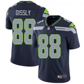 Nike Seattle Seahawks #88 Will Dissly Steel Blue Team Color Men's Stitched NFL Vapor Untouchable Limited Jersey