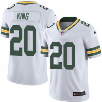 Nike Green Bay Packers #20 Kevin King White Men's Stitched NFL Vapor Untouchable Limited Jersey