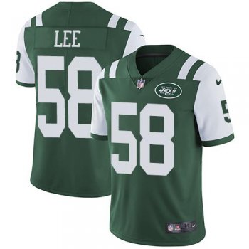 Nike New York Jets #58 Darron Lee Green Team Color Men's Stitched NFL Vapor Untouchable Limited Jersey