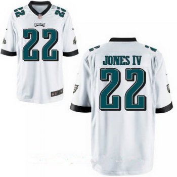 Men's Philadelphia Eagles #22 Sidney Jones IV White Road Stitched NFL Nike Elite Jersey