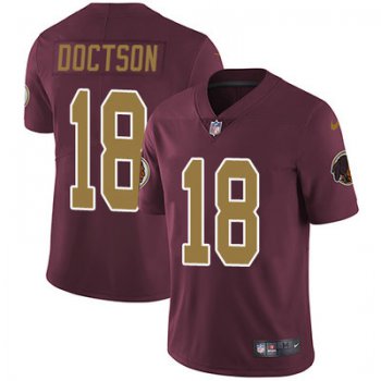 Nike Washington Redskins #18 Josh Doctson Burgundy Red Alternate Men's Stitched NFL Vapor Untouchable Limited Jersey