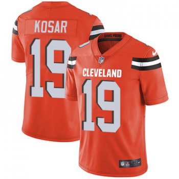 Nike Cleveland Browns #19 Bernie Kosar Orange Alternate Men's Stitched NFL Vapor Untouchable Limited Jersey