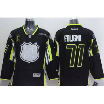 Team Foligno Columbus Blue Jackets #71 Nick Foligno 2015 All-Star Black Jersey