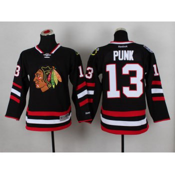 Chicago Blackhawks #13 CM Punk 2014 Stadium Series Black Jersey