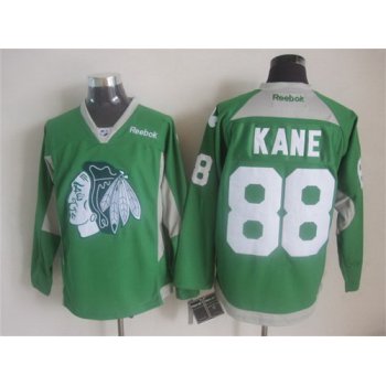 Chicago Blackhawks #88 Patrick Kane 2014 Training Green Jersey