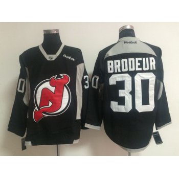 New Jersey Devils #30 Martin Brodeur 2014 Training Black Jersey