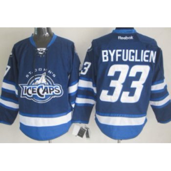 Winnipeg Jets #33 Dustin Byfuglien 2012 Blue Ice Caps Jersey