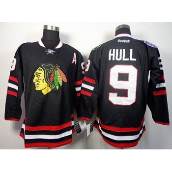 Chicago Blackhawks #9 Bobby Hull 2014 Stadium Series Black Jersey
